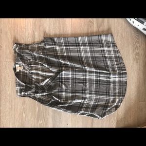 Ann Taylor Plaid Top